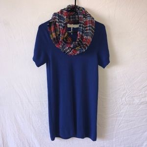 Forever 21 Royal Blue Sweater Tunic Large